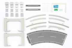 Tomicarama Vintage 1/64 11a Highway Curve A ABS resin accessories