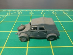 1/72 1/87 ? Army Tank Trucks Built Model WW II German VW Staff Car Flatbed