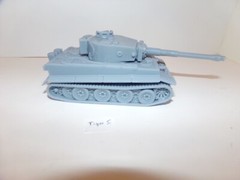 Tiger I model (1:100 to 1:48 scales)