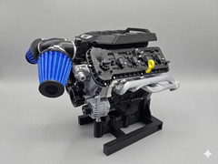 Ford Mustang Dark Horse V8 Model Engine FDM 3D Printed Vroom Vroom Vroom