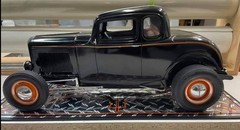 1/8 scale Chopped 1932 Ford 5-window Coupe Body Big Deuce Best Available Milner