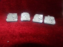 Four Bren Carriers Model (1:100 to 1:48 scales)