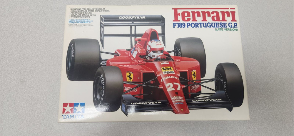TAMIYA Ferrari F189 PORTUGUESE G.P. Mansell/Berger 1/20 FS