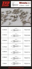 Top Studio Rivet 1.0Mm D 20 Pieces 1/12 1/20 Td23114