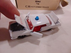 1972 IMPY Roadmaster Lonestar #16 Motorway Police Chrysler Imperial WHITE W/ Box