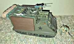 Tamiya 1:35 WWII us army military personnel carrier vehicle custom built model