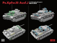 RYEFIELD MODEL RFM RM-5070 1/35 Pz.Kpfw.III Ausf.J w/Workable track links