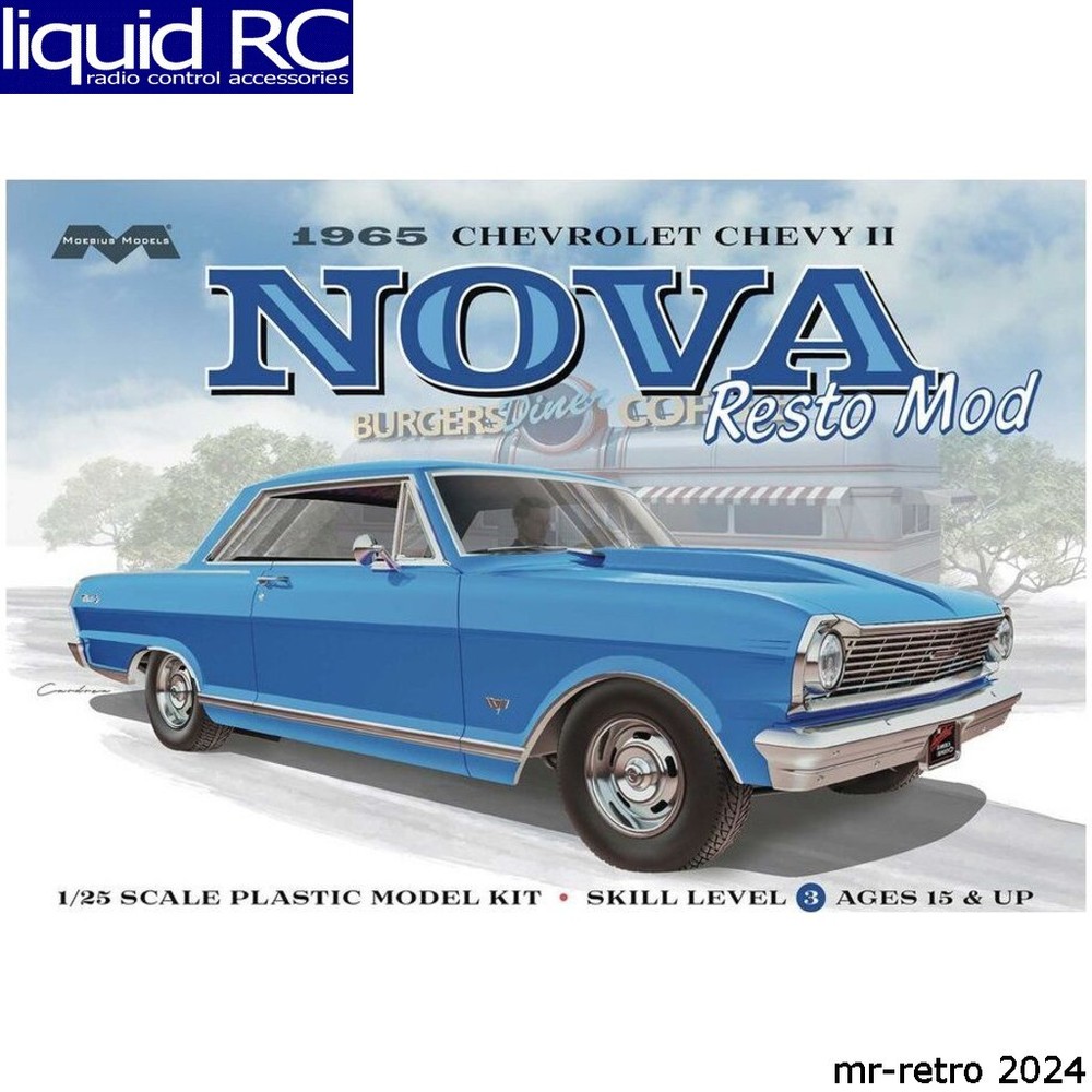 Moebius Models 2323 1965 Chevy II Nova Resto Mod Plastic Model Kit