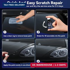 Car Black Paint Touch Up Cars Scratch Repair for Vehicles, Rim High-Gloss Black