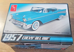 AMT – 1/25 Scale – 1957 Chevy Bel Air H.T. – Used