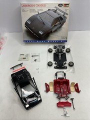 Testors Bburago Lamborghini Countach 1/24 Metal Body Model Kit No 165 Black M15