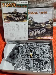 DRAGON T-34/76 Mod. 1940 TANK MODEL KIT #6092 from 2003-Complete(?) READ
