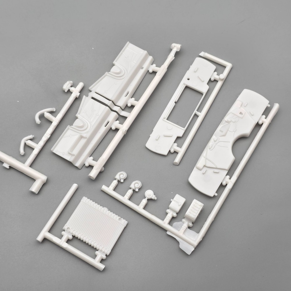 AMT 1/25 1968 Plymouth Road Runner Parts Kitbash Firewall Radiator Under Hood
