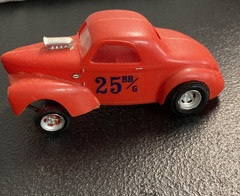Vintage Built Monogram Boss Willys Gasser Model Kit 6702
