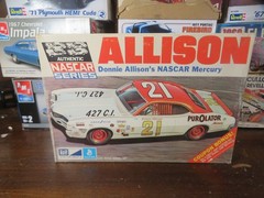 Original MPC Donnie Allison Mercury Cyclone Stock Car Sealed Inside 1/25