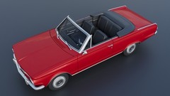 ABS-LIKE RESIN 3D PRINTED 1/25 1965 PLYMOUTH VALIANT CONVERTIBLE FULL KIT