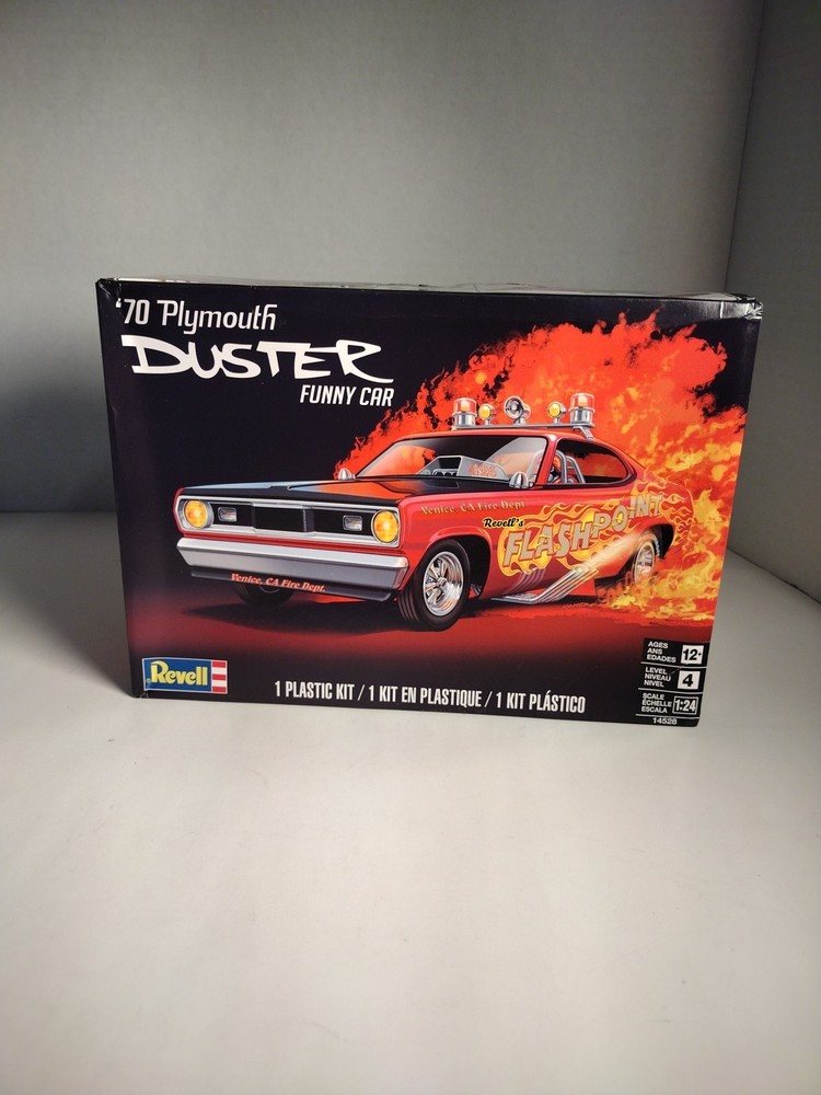 Revell 70 Plymouth Duster Funny Car Model car kit 1:24 Scale New In Sealed Box