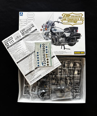 Aoshima 1/12 Kawasaki Police 1000 CHP SFPD Cowling Type Kit #03404 CHiPs NEW