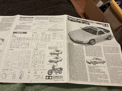 Porsche 928s Model Kit Parts Instructions Only
