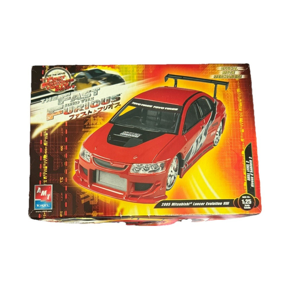 AMT 1:25 2005 Mitsubishi Lancer Evolution VIII Fast & Furious Kit 38512