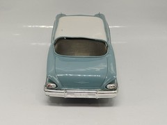 Vintage Blue & White 1958 Chevy Bel Air Dealer Promo Car
