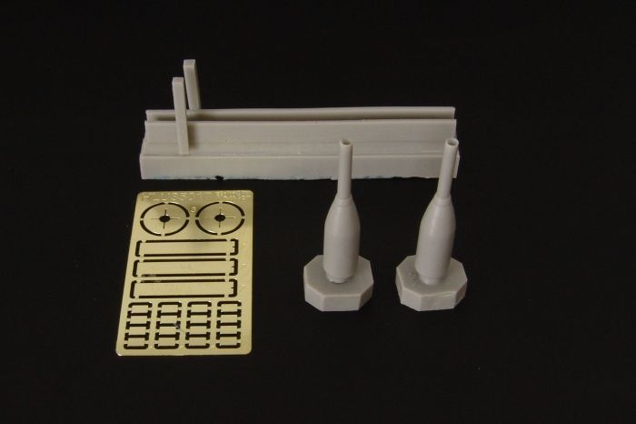 Hauler Models 1/35 AMERICAN 7.2-inch DEMOLITION ROCKETS Resin & Photo Etch Set