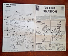 Vintage AMT 1932 ’32 FORD PHAETON 1/25 1973 Model Car Kit A125