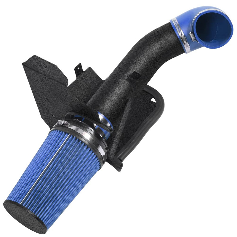 Moosun 4 Inches Performance Cold Air Intake Kit Filter Powder Coated Intake