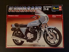 Revell 7802 1/12 Kawasaki KZ-1000 Z1-R Motorcycle Model Kit Vintage 1981 Rare Ed