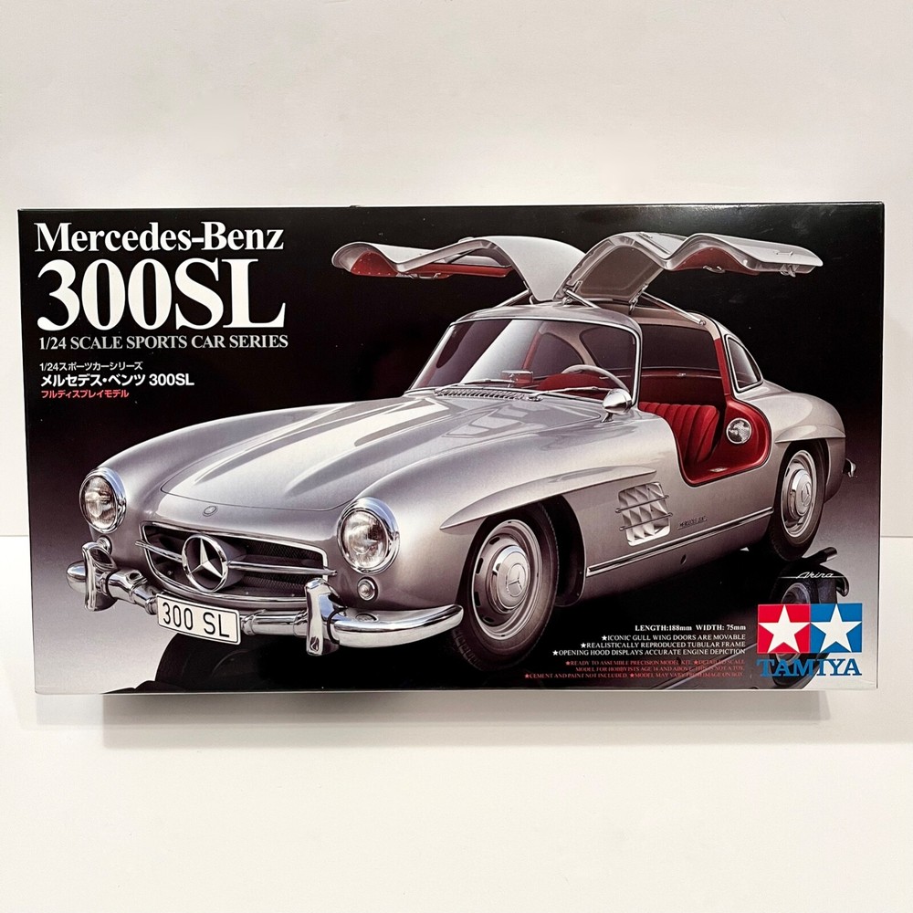 Tamiya 1:24 Sports Car Series No. 338 Mercedes-Benz 300 SL Model Kit #24338
