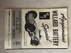 Rare 1960s AMT Checker Flag Agajanian’s Willard Battery Special Indy 500 Winner