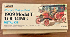 Vintage Gabriel 1:20 “Henry’s Unforgettable” 1909 Model T Touring Metal Auto Kit