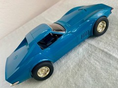 AMT Ertl 1970 Chevy Corvette LT-1 Mulsanne Blue with custom Black interior