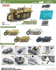 WW.II German Sdkfz.2 Kettenkraftrad & Goliath Demolition Vehicle & Driver Figure