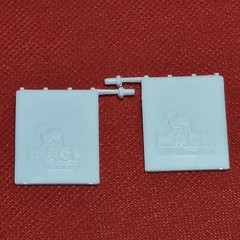 Semi Mud Flaps Mack R685ST 1:25 Scale Model Truck Part AMT