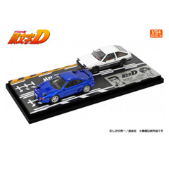 Modelers Initial D Kogashi Kai MR2 (SW20) Takumi Fujiwara Treno (AE86) Minicar
