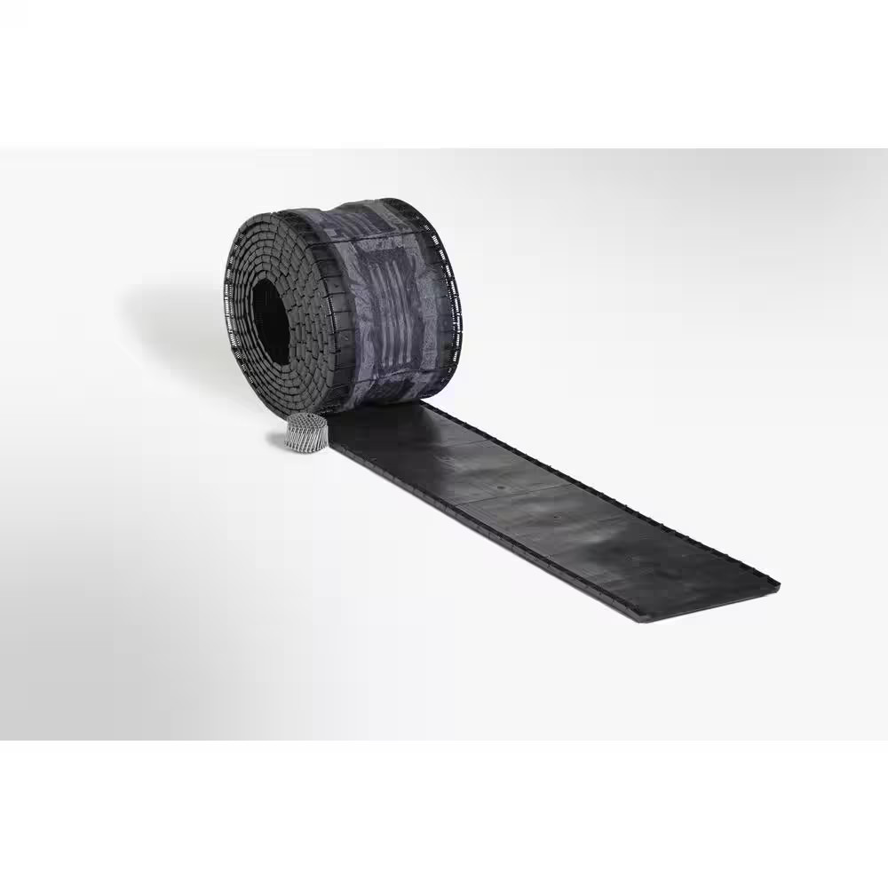 Cobra Ridge Runner 11.5 In. X 30 Ft. Black Filtered Plastic Roll Ridge Vent