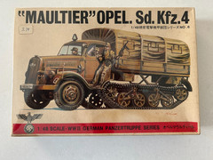 Bandai 1/48th Scale Opel Maultier Sd Kfz 4 Kit No. 058226 Sealed Kit!