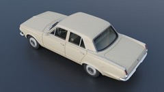 ABS-LIKE RESIN 3D PRINTED 1/25 1965 PLYMOUTH VALIANT 4-DOOR FULL KIT