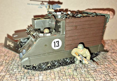 Tamiya 1:35 WWII us army military personnel carrier vehicle custom built model