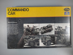 VINTAGE 1980 Testors Italeri COMMANDO CAR – 1/35 Model #853 – Willys Jeep NEW