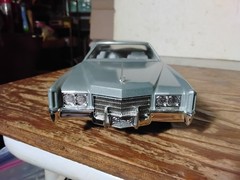 1971 Silver Cadillac EL DORADO Coupe Promo Dealer Model