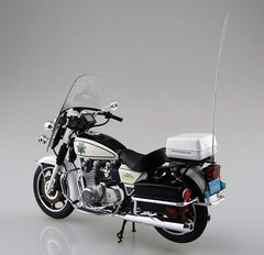 AOSHIMA 1/12 Bike Series No.54 Kawasaki KZ1000 Police Scale Model
