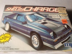 Vintage 1/25 MPC DODGE SHELBY CHARGER FRONT WHEEL DRIVE NOS FACTORY SEALED 1980s