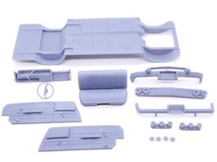 1961 Chevrolet Impala 1:25 Scale Resin 2-Door Kit Accessories Classic Diecast