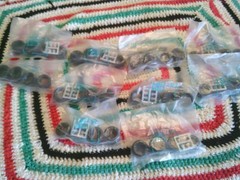 Manufacturer unknown, 1/24 scale plastic el tires, set of 40, part 4
