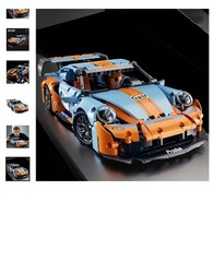 1243-Piece Blue Supercar Model Set – Easy to Assemble, Quick Assembly Racing Car