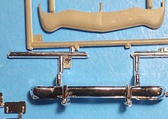 56 CHEVY NOMAD FRONT BUMPER AND VALANCE – REVELL 2489 – MODEL CAR KIT PARTS LOT