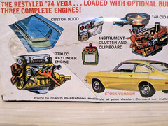 L@@K! RARE ORIGINAL VINTAGE MPC 1974 CHEVY VEGA KIT *SEALED-BAG *COMPLETE *NICE!