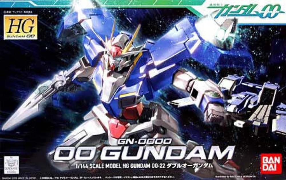 BANDAI 1/144 Gundam 00 Series: #22 00 Gundam GN0000 #5059234 📌USA📌